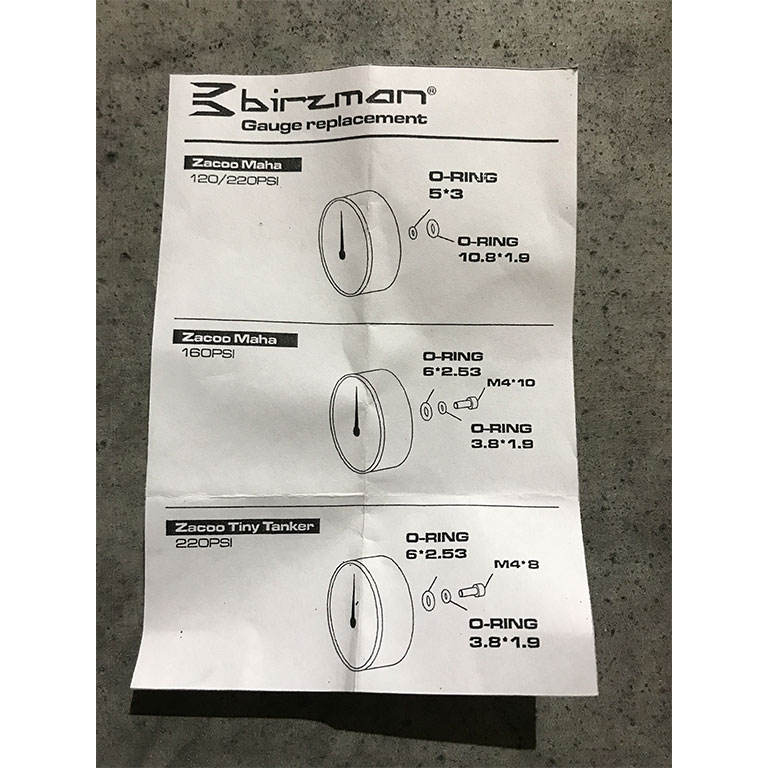 GUAGE 160PSI(3.5インチ大型ゲージタイプ)イメージ