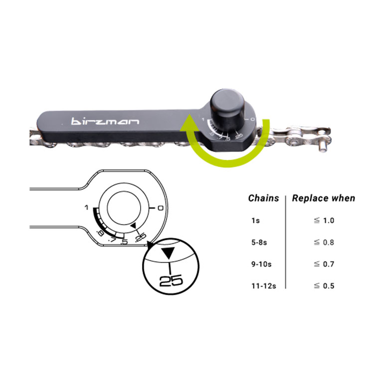CHAIN WEAR INDICATOR 2